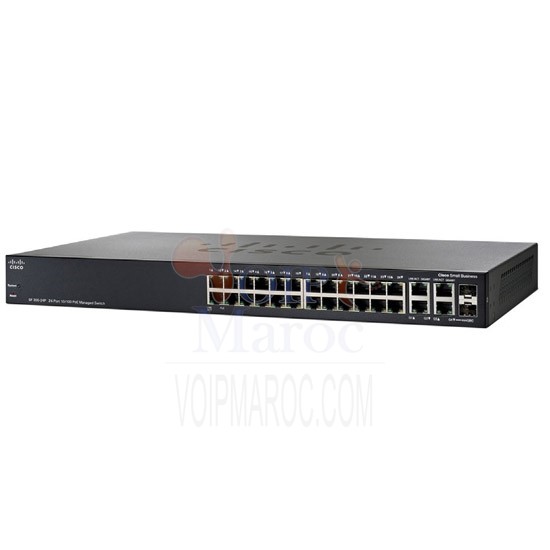 Switch Gigabit Manageable 24 Ports PoE+ + 2 Ports Combo Mini-GBIC SG300-28PP-K9-EU