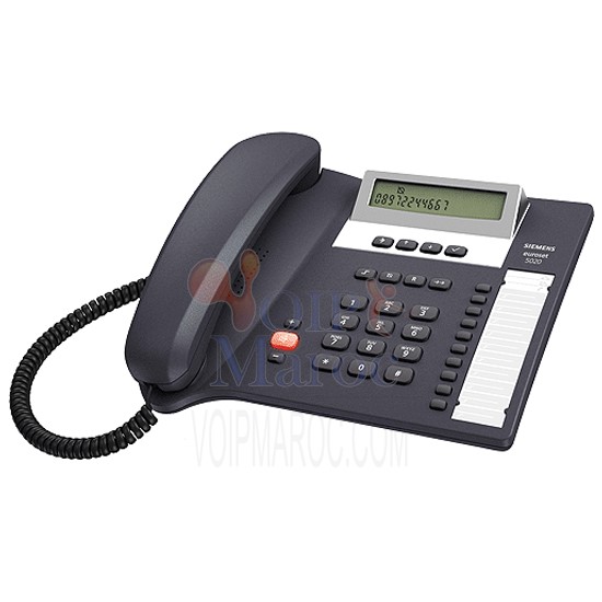 Téléphone filaire analogique Euroset 5020 LCD SIE-5020