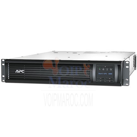 Onduleur Smart-UPS APC 750 VA Montage En Rack/Tour 2U Écran LCD 230 V Avec Carte Réseau SMT750RMI2UNC