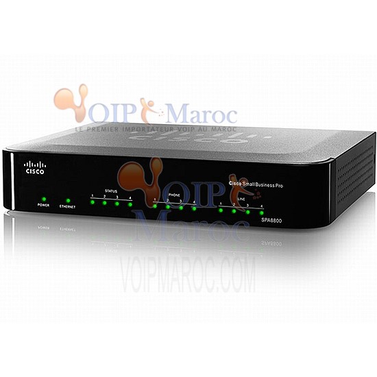 Adaptateur pour Téléphone IP avec 4 Ports FXS et 4 FXO SPA8800