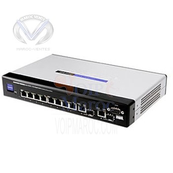 Switch Ethernet 8 ports 10/100 rackable avec WebView et PoE SRW208P