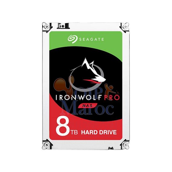 Disque Dur Interne IronWolf PRO 8 To SATA III 256 Mo ST8000NE0021