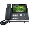 Téléphone IP 2 Ports Gigabit PoE jusqu à 16 Comptes 7  HD sans Alimentation
