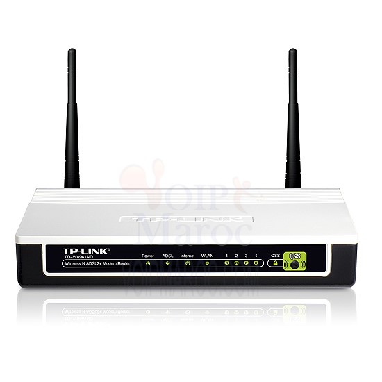 Routeur modem ADSL2+ WiFi 300 Mbps TD-W8961ND + commutateur 4 ports TD-W8961ND