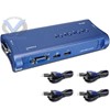 Swich KVM 4 Ports USB (+4 Câbles KVM )