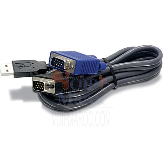 Câble KVM USB 1.8m TK-CU06