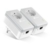 Kit de 2 CPL AV600 avec prise intégrée