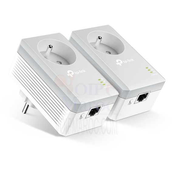 Kit de 2 CPL AV600 avec prise intégrée TL-PA4015PKIT