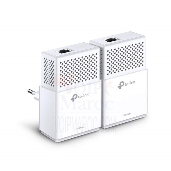CPL  Adaptateur et prise 1000 Mbps (sur le câble) Sans prise intégrée TL-PA7010