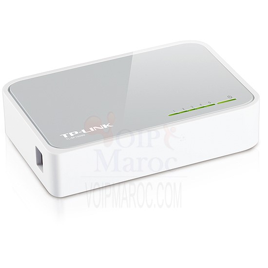 5-port 10/100M mini Desktop Switch, 5 10/100M RJ45 ports, Plastic cas TL-SF1005D