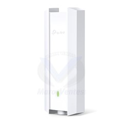 Tplink AX1800 Indoor/Outdoor Dual-Band Wi-Fi 6 Access Point PORT: 1× Gigabit RJ45 PortSPEED: 574Mbps at 2.4 GHz + 1201 Mbps at 5 GHzFEATURE: 802.3at PoE and Passive PoE, IP67 Weatherproof, 4×Internal Antennas, Mesh, Seamless Roaming, MU-MIMO, Band S EAP61