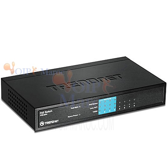 Switch 8 ports 10/100 (4 POEMBPS + 4 NON POE) TDTETPES44