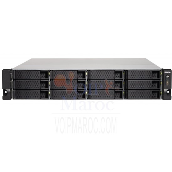 Serveur NAS Professionnel 12 Baies 4 Go + Alimentation Redondante TS-1231XU-RP-4G