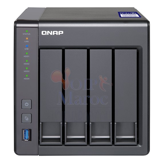 Serveur NAS 4 baies 2 Go de RAM SATA III SFP + 10 GbE USB 3.0 TS-431X2-2G