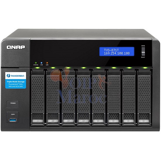 Serveur NAS Thunderbolt DISKLESS TVS-871T-i5-16G 16 GB DDR3 RAM TVS-871T