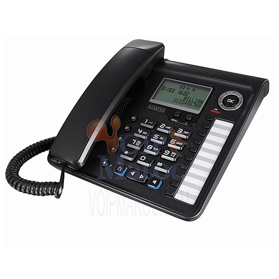 Téléphone filaire avec Ecran alphanumérique 3 lignes + 1 ligne d