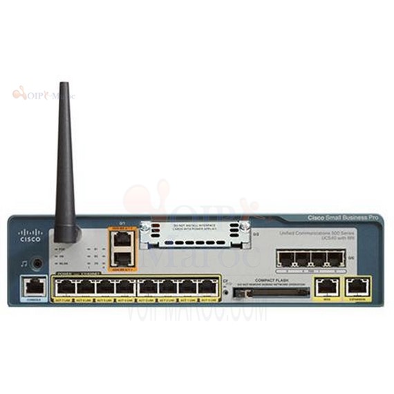 Passerelle VoIP - Unified Communications 540 - 8 utilisateurs UC540W-FXO-K9