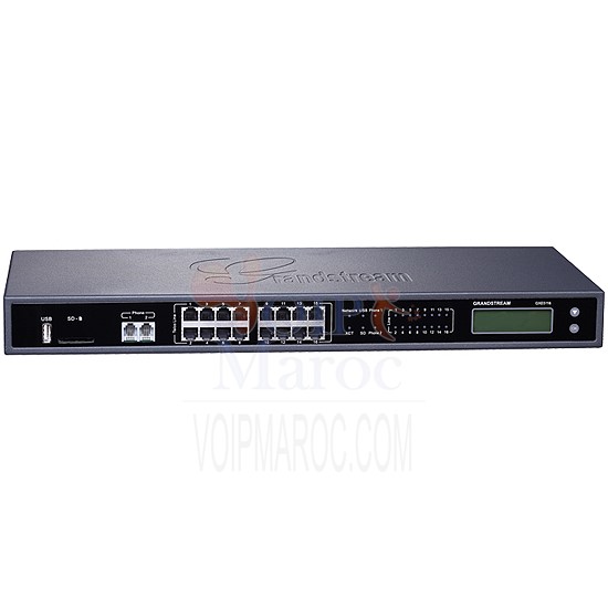 IPBX IP avec 2 Ports FXS et 16 Ports FXO. UCM6116
