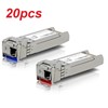 Module fibre optique SFP + SFP + BiDi monomode U Fibre 10 Gbps 10KM RX / TX  20 pièces UF-SM-10G-S-20