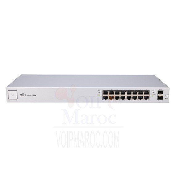 Switch UniFi 16 Ports PoE Gigabit 2 x SFP Ports 150W US-16-150W-EU