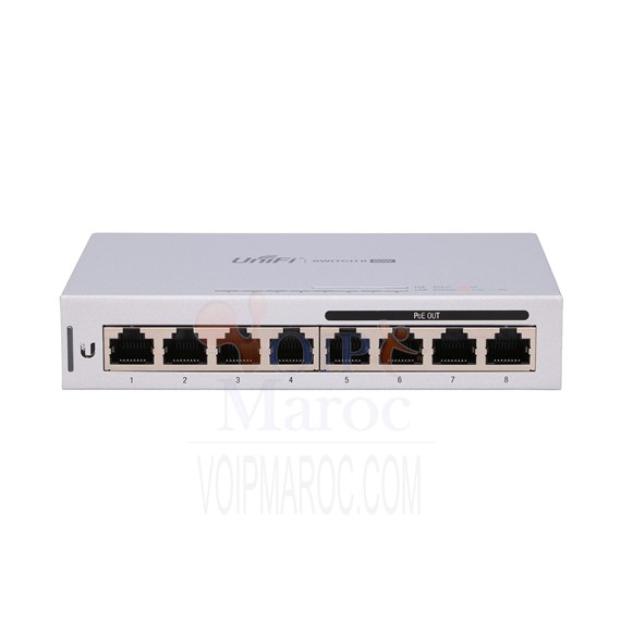 Switch 8 Gigabit Ethernet géré (10/100/1000) Alimentation par Ethernet (PoE) Gris US-8-60W-EU