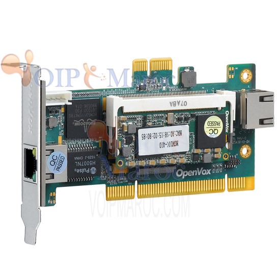 Carte Voix de Transcodage PCI& PCI-E (jusqu