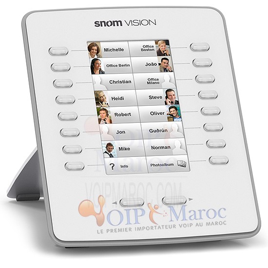 module d´extension à 16 touches pour snom 821 et 870 Vision
