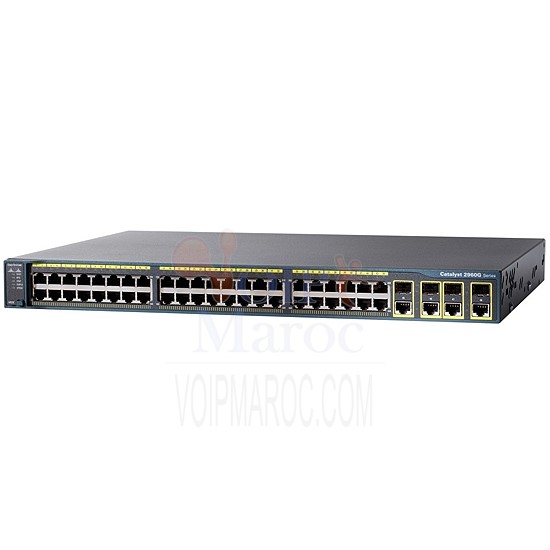 Catalyst 2960S 48 GigE PoE 370W, 4 x SFP LAN Base WS-C2960S-48LPS-L