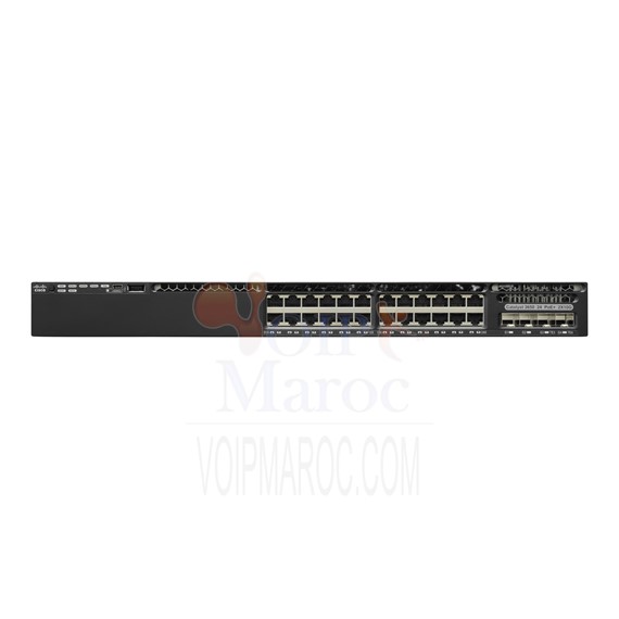 Switch Catalyst 24 x 10/100/1000 (PoE+) + 4 x SFP Géré WS-C3650-24PS-L