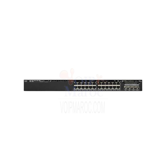 Switch Catalyst 3650 24 x 10/100/1000 + 2 x 10 Gigabit SFP+ Géré WS-C3650-24TD-S