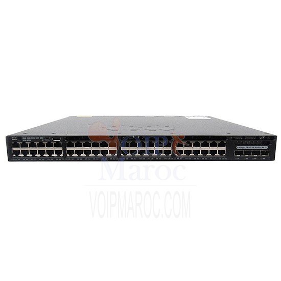 Switch Catalyst 3650 48 Port PoE 4x1G Uplink IP Base WS-C3650-48PS-S