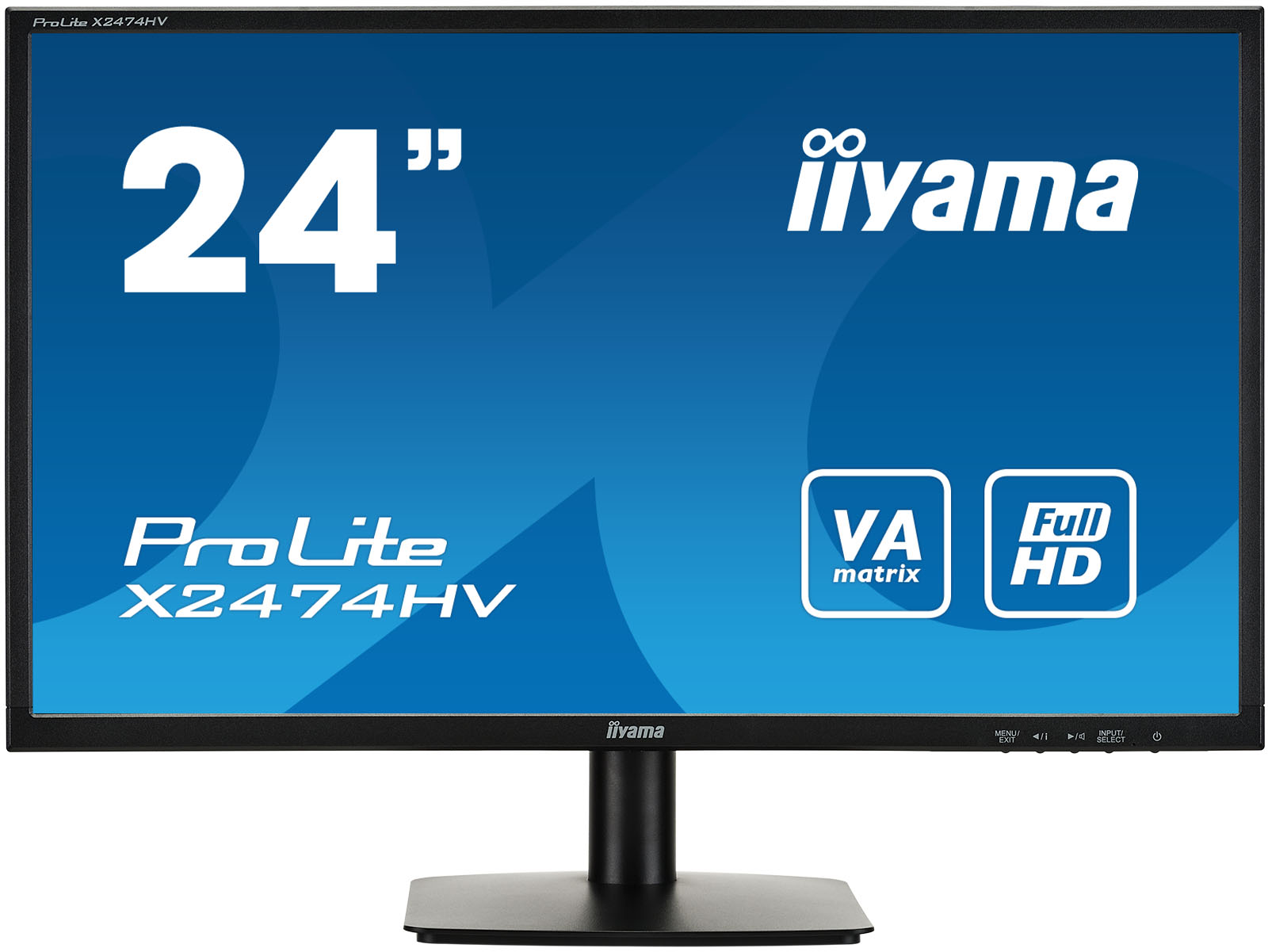 Moniteur LED 24 pouces Full HD (1920 x 1080) VGA X2474HV-B1