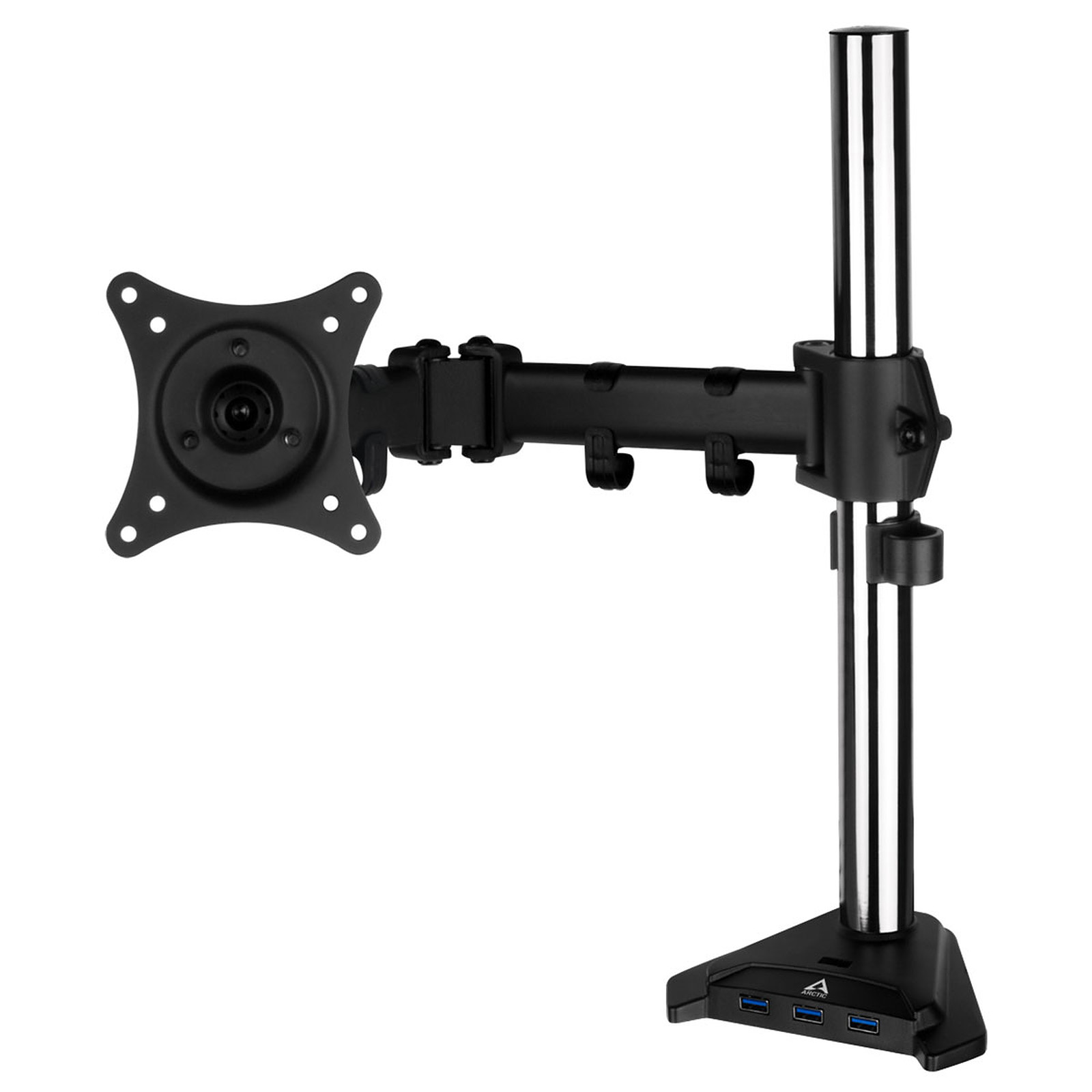Support de bureau pour 1 moniteur LCD jusqu'à 49" avec Hub USB 3.0 Z1 Pro (Gen 3)