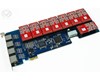 Card Asterisk support 16 analog lines with PCI Express 1
ZA16E can support 16 analog lines which can be any of combinations of FXS-200 or FXO-200 modules according to the requirements.It is proved by customers in a long time, our PCI-E card can work excellently under Elastix or TrixBox.