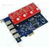 Card Asterisk 4 analog lines with PCI  Express