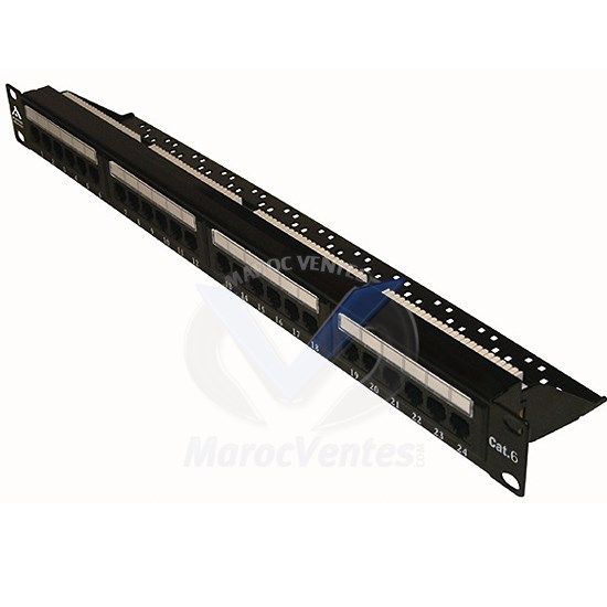 PANNEAU DE BRASSAGE 48 PORTS RJ45 UTP CAT6 19'' Cat5e ZIPL485EU2