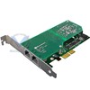 Carte E1 de 2 ports T2/E1, bus PCI Express.