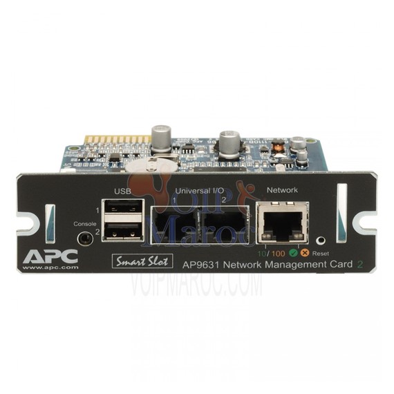 Carte SNMP Web avec capteur d
