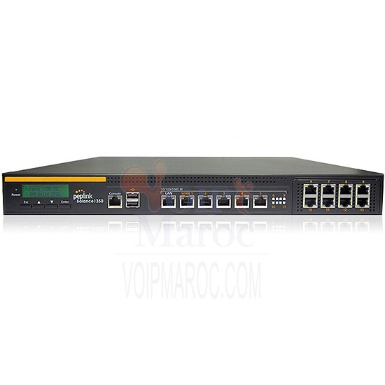 Routeur Multi-WAN  (13 WAN Ports)1U 19" pour les Entreprises Balance 1350