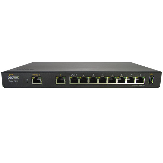 Routeur  Double Equilibrage WAN  802.11n Wi-Fi 8 Ports GbE LAN Balance One