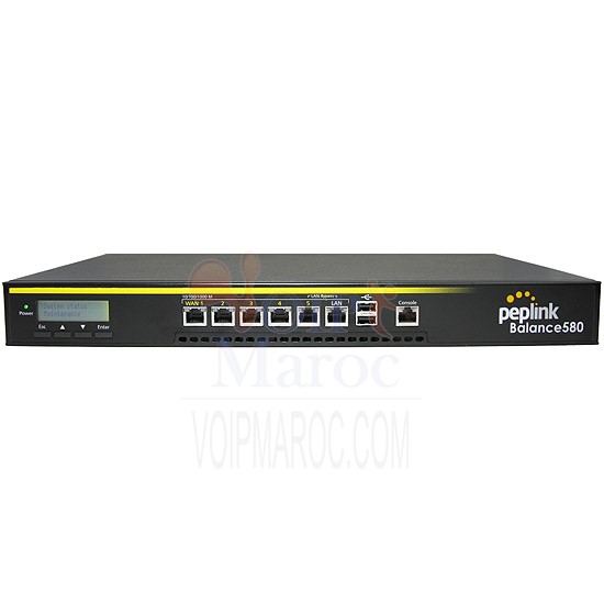 Routeur Multi WAN - équilibrage de charge - 5 ports GbE WAN Balance 580