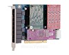 Carte de Voie Modulaire 8 Ports PCI 8 x Réseau RJ-45  8 x FXO Carte Plug-in 1TDM808EF
