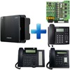 1 Cabinet de base + 1 Carte 4 CO + 16 Postes Analogique avec afficheur + 1 Poste Digital 8 touches + 1 Poste Digital 24 touches