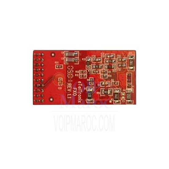 card asterisk FXO 4 and 8 ports analog  module allows to terminate analog telephone lines (POTS FXO-100