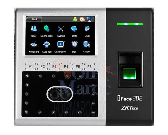 iFace302 Multi-identification biométrique Time & Attendance et le terminal de contrôle d’accès iFace302