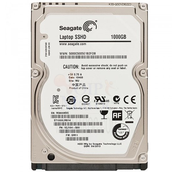 Seagate Laptop SSHD 1 To Disque Dur Hybride SSD 2.5" ST1000lM014