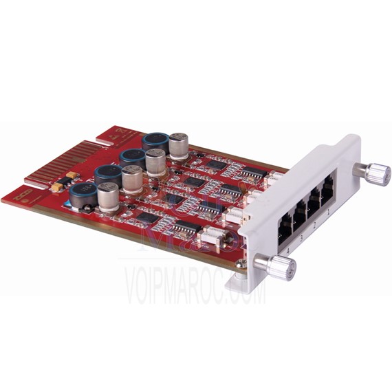 4 FXS Module de 4 ports FXS pour le Zycoo U50 et U100